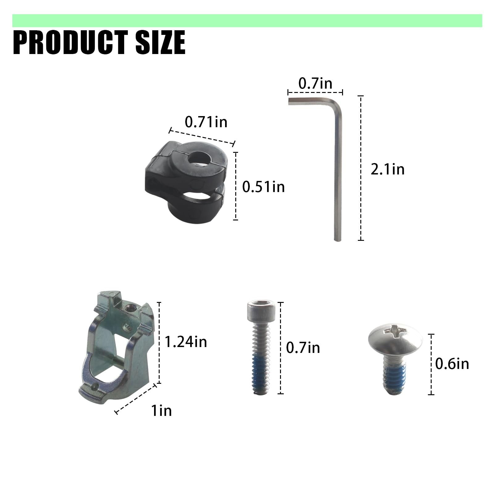 Replacement Handle Adapter Kit for Moen 100429, Single handle repair kit