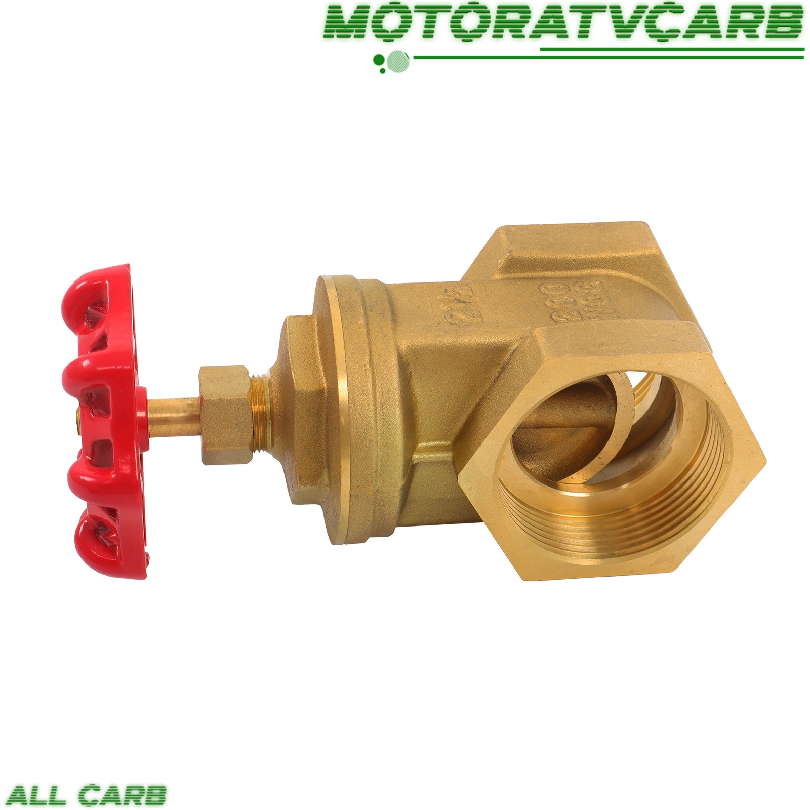 ALL-CARB 2.5″ NPT Brass Gate Valve Duty Female Thread Manual Rotary Sluice Valve