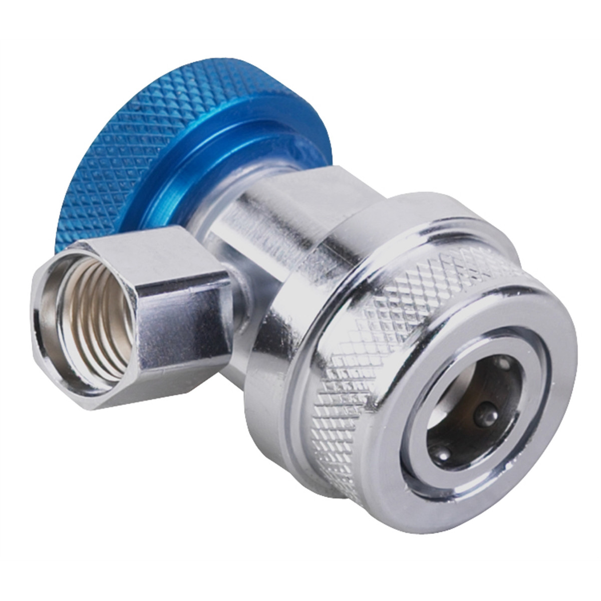 Robinair Low-side manual coupler, blue actuator for R-134a 18190A