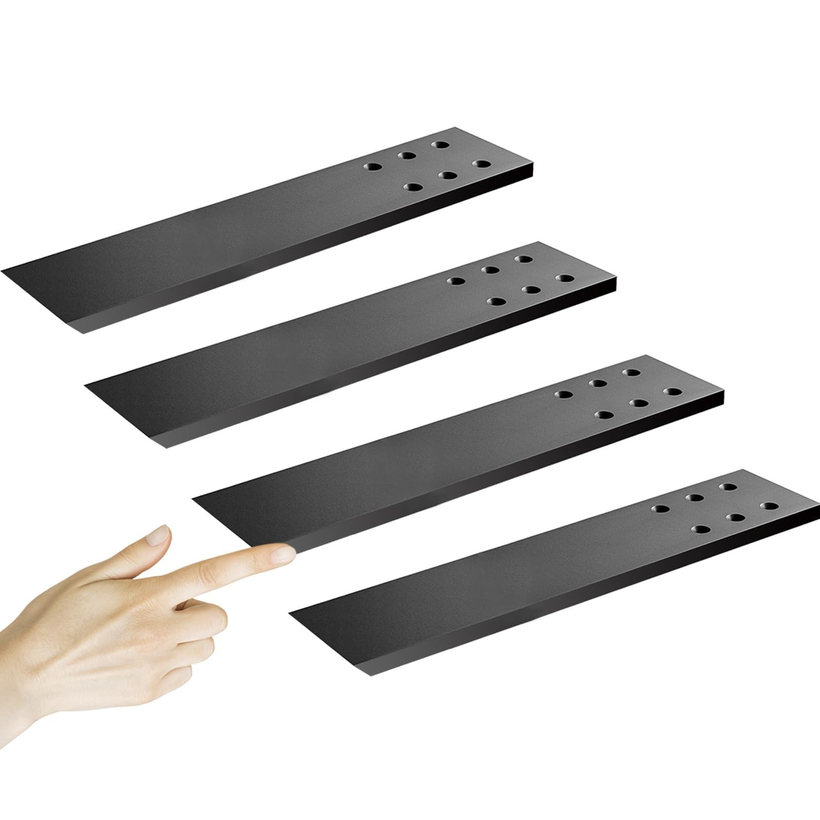 Hidden Granite Countertop Support Brackets 4 Pack 16″ L x 2.5″ W,3/8″ Thick H…