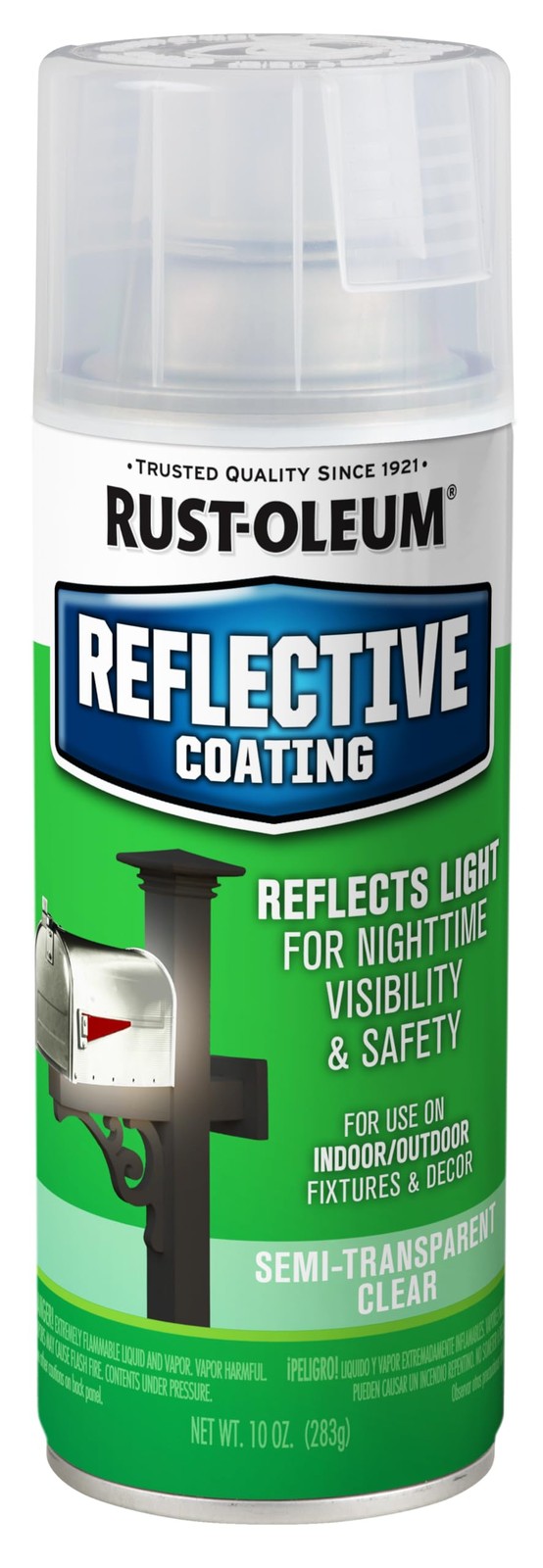 Rust-Oleum 214944 Specialty Reflective Finish 10 Ounce (Pack of 1), Clear