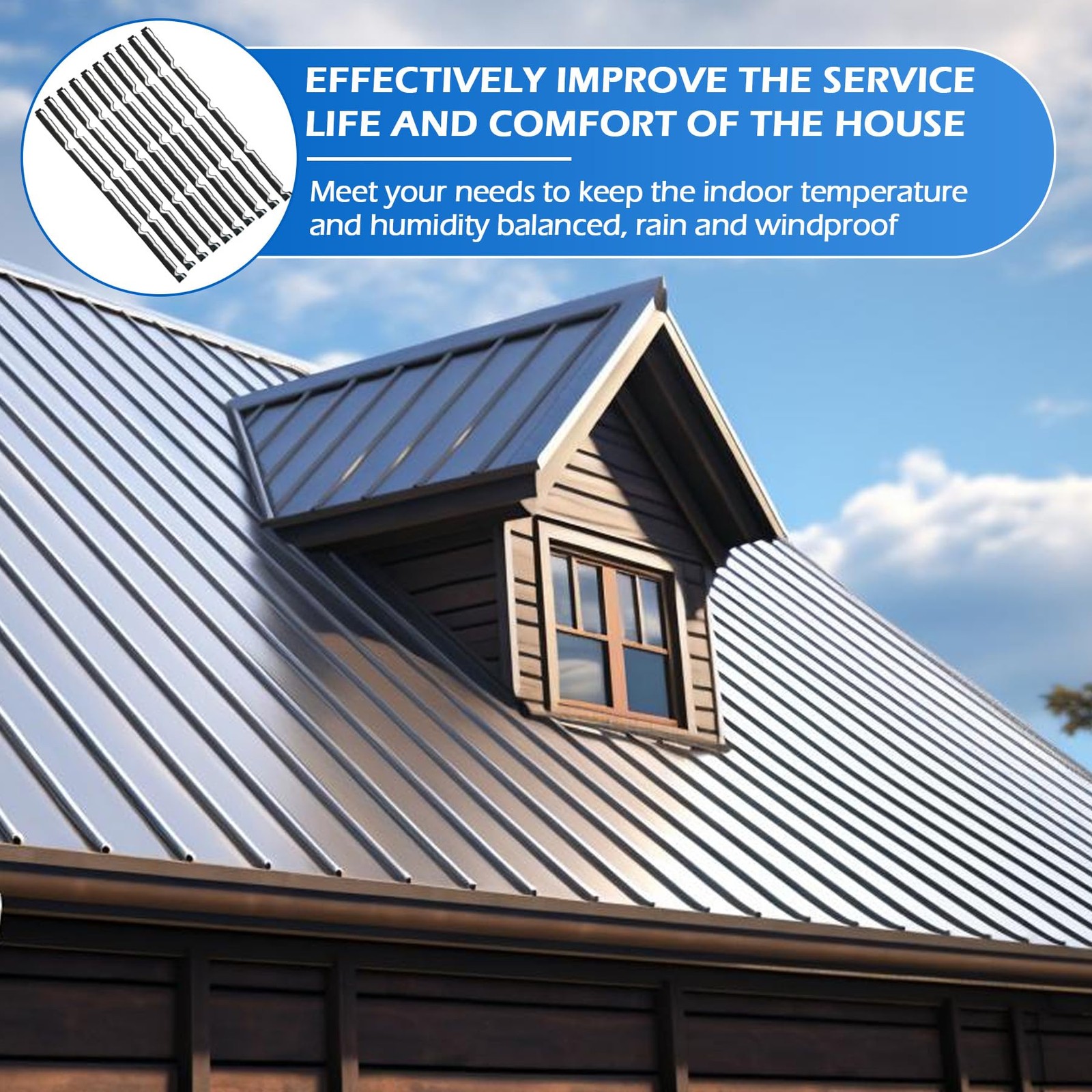 Upgrade Self-Adhesive 9 in Outside Classic Rib Profile Foam outer,