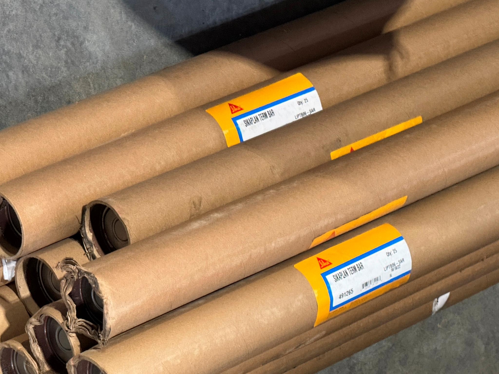 350x Pack Sika 10′ Sikaplan Roof Membrane Term Termination Extruded Aluminum Bar