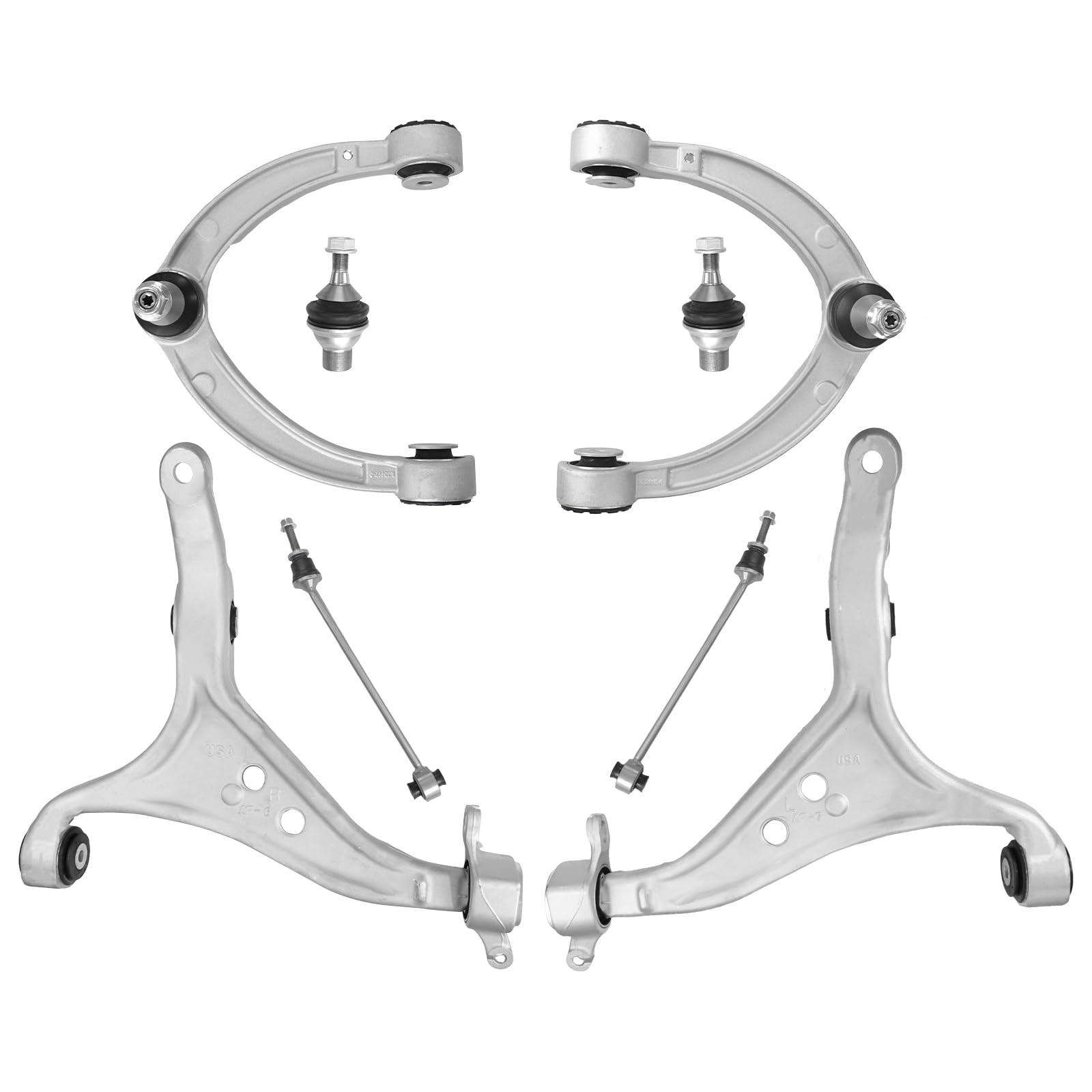 Front Control Arm Upper Lower Ball Jt Sway Bar Link for ML350 ML550 GLE400 GL450