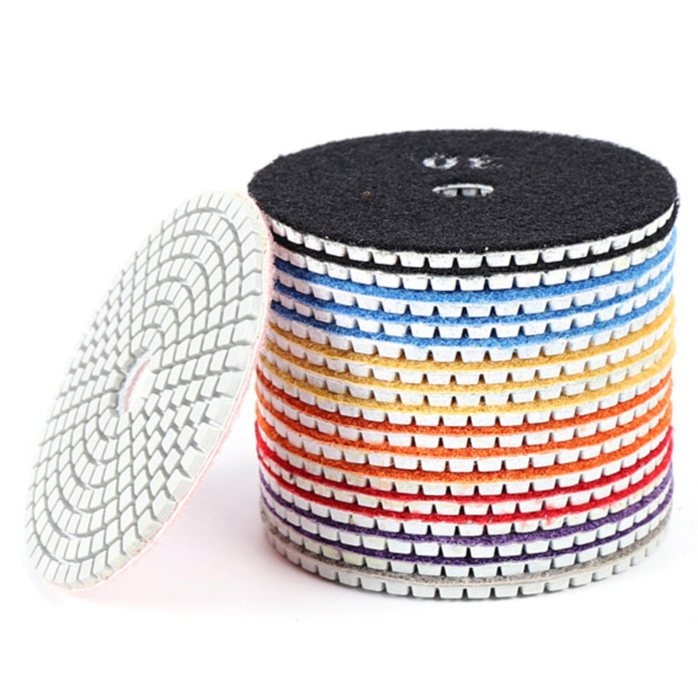 Diamond Polishing Pads 19 Piece Wet Dry Set For Stone Marble Granite Polish