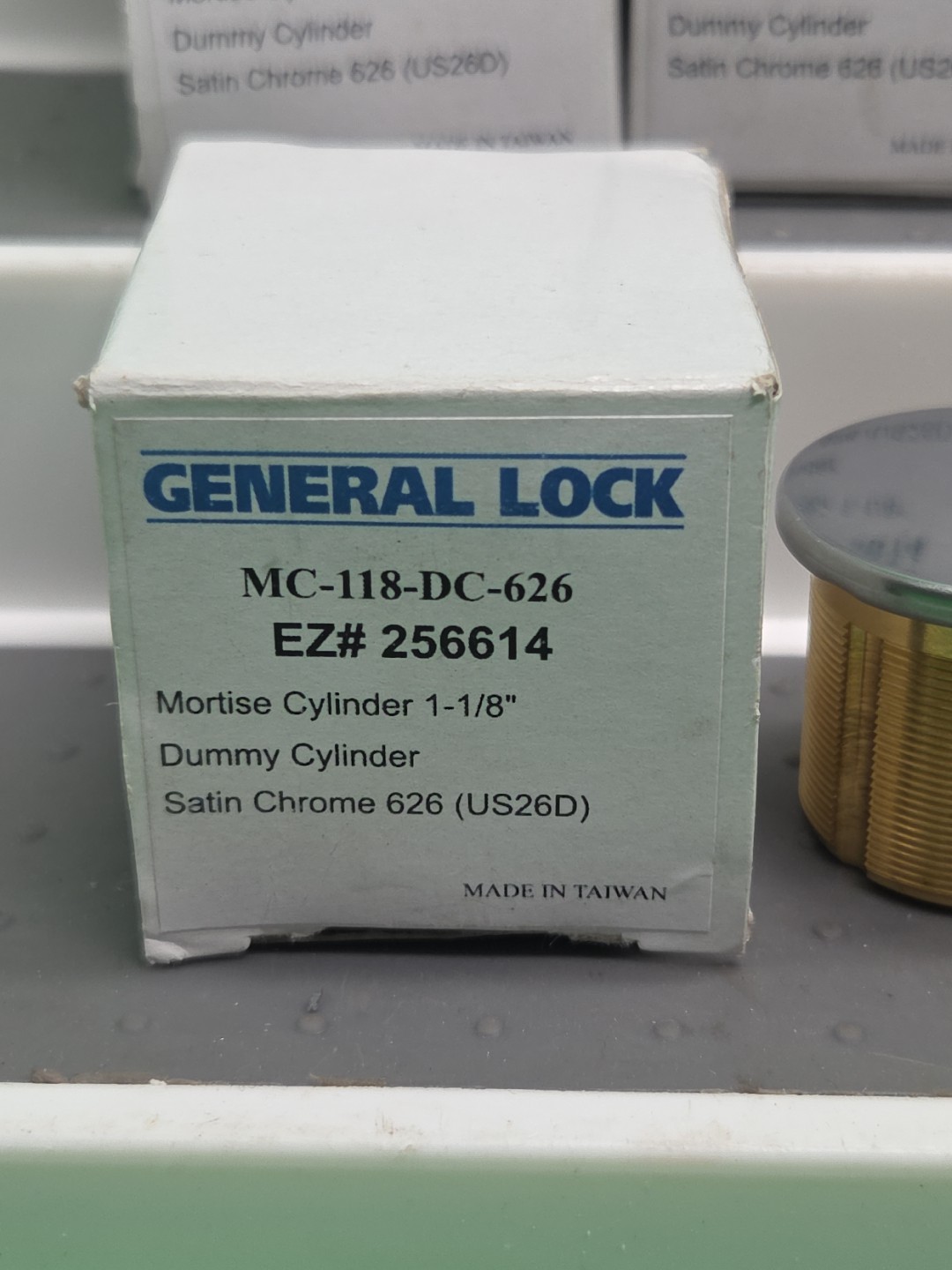 LOT of 7 General Lock 1 1/8 MC 118 DC 626 EZ 256614 Dummy MORTISE CYLINDERS