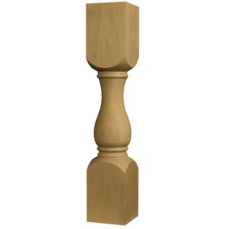 OSBORNE WOOD PRODUCTS 1268WO 21 x 4 Shanty2Chic End Table Leg in White Oak