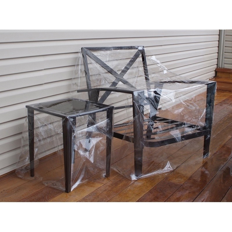 Clear Vinyl Sheeting Energy Efficient Indoor Storm Windows Doors Furniture Cover