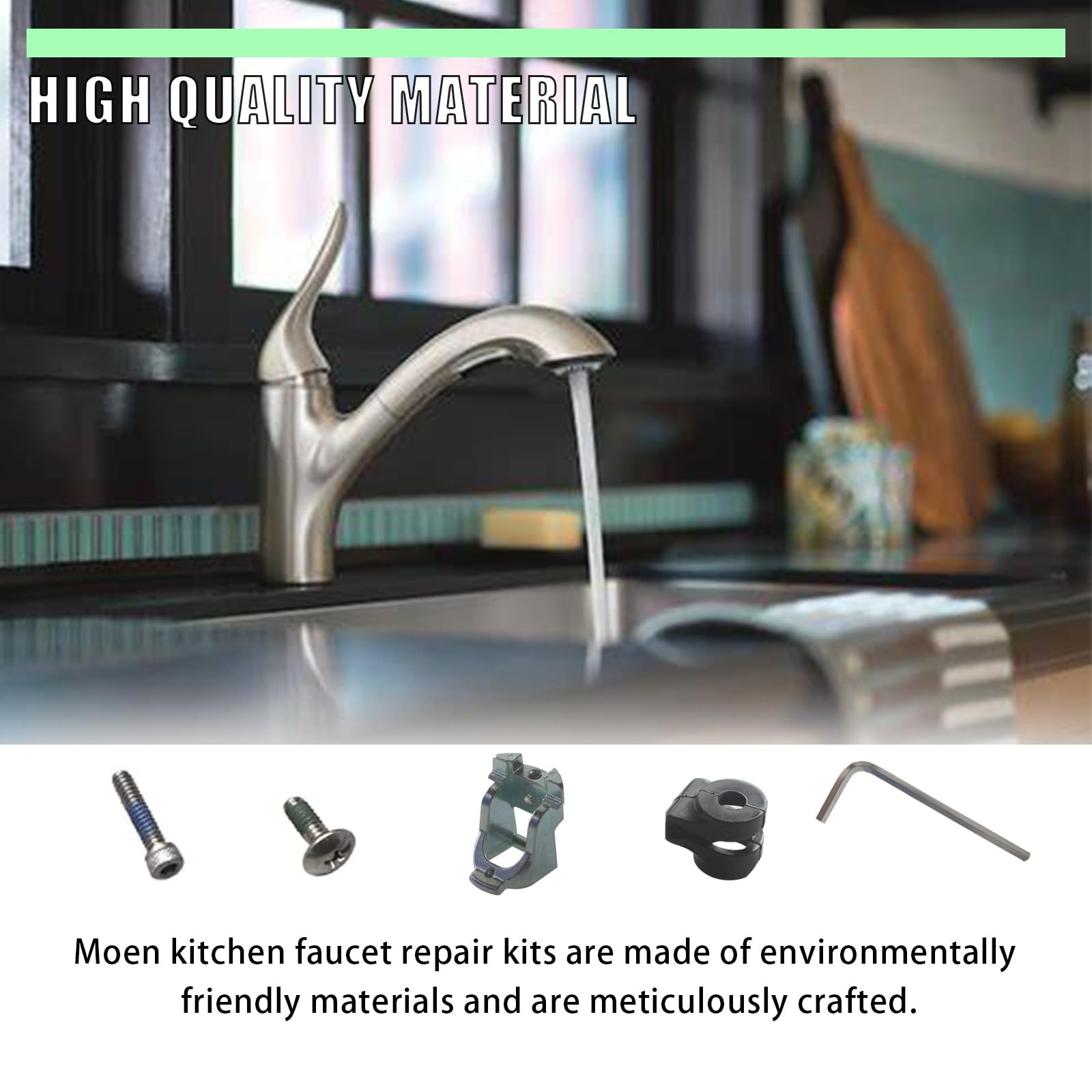 Replacement Handle Adapter Kit for Moen 100429, Single handle repair kit