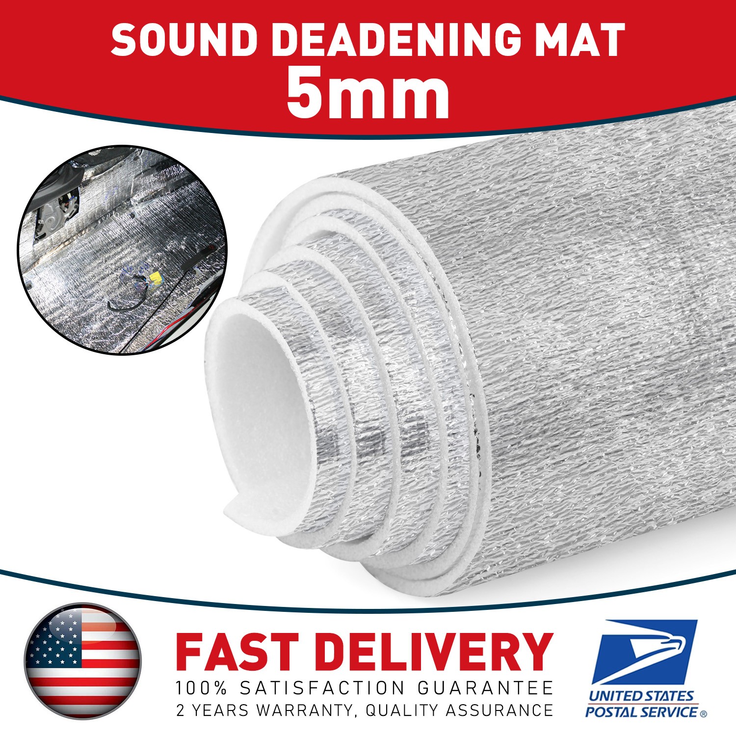 Reflective Shield Foam Material 80″x40″ For Car RV Cabin Window Home Insulation