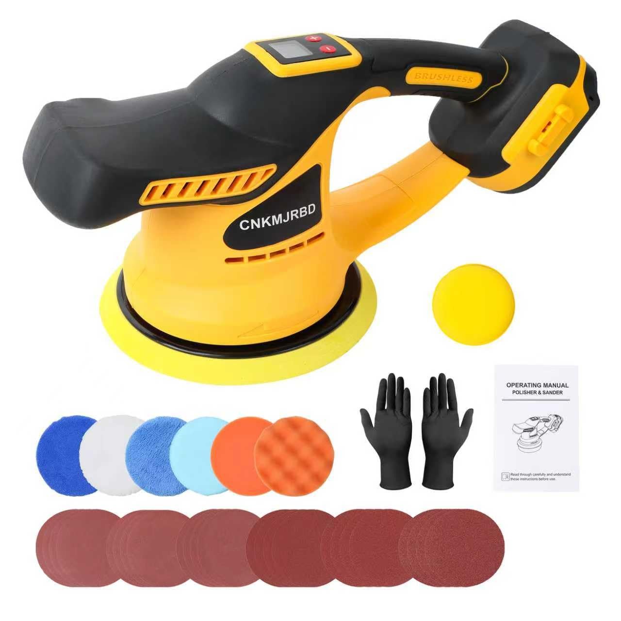 Cordless Buffer Polisher, Compatible with 20V DeWalt Battery(Battery Not Incl…