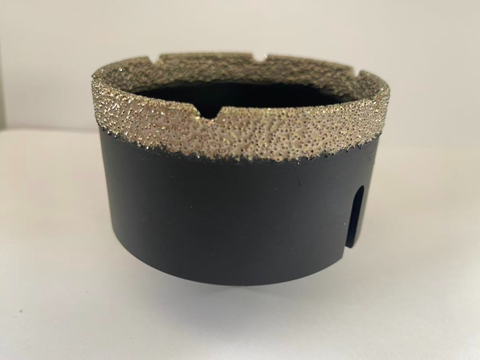 3-1/2 in 4-1/2 in Brazed Diamond Core Bit/Hole Saw for Granite, Marble, Ceramic
