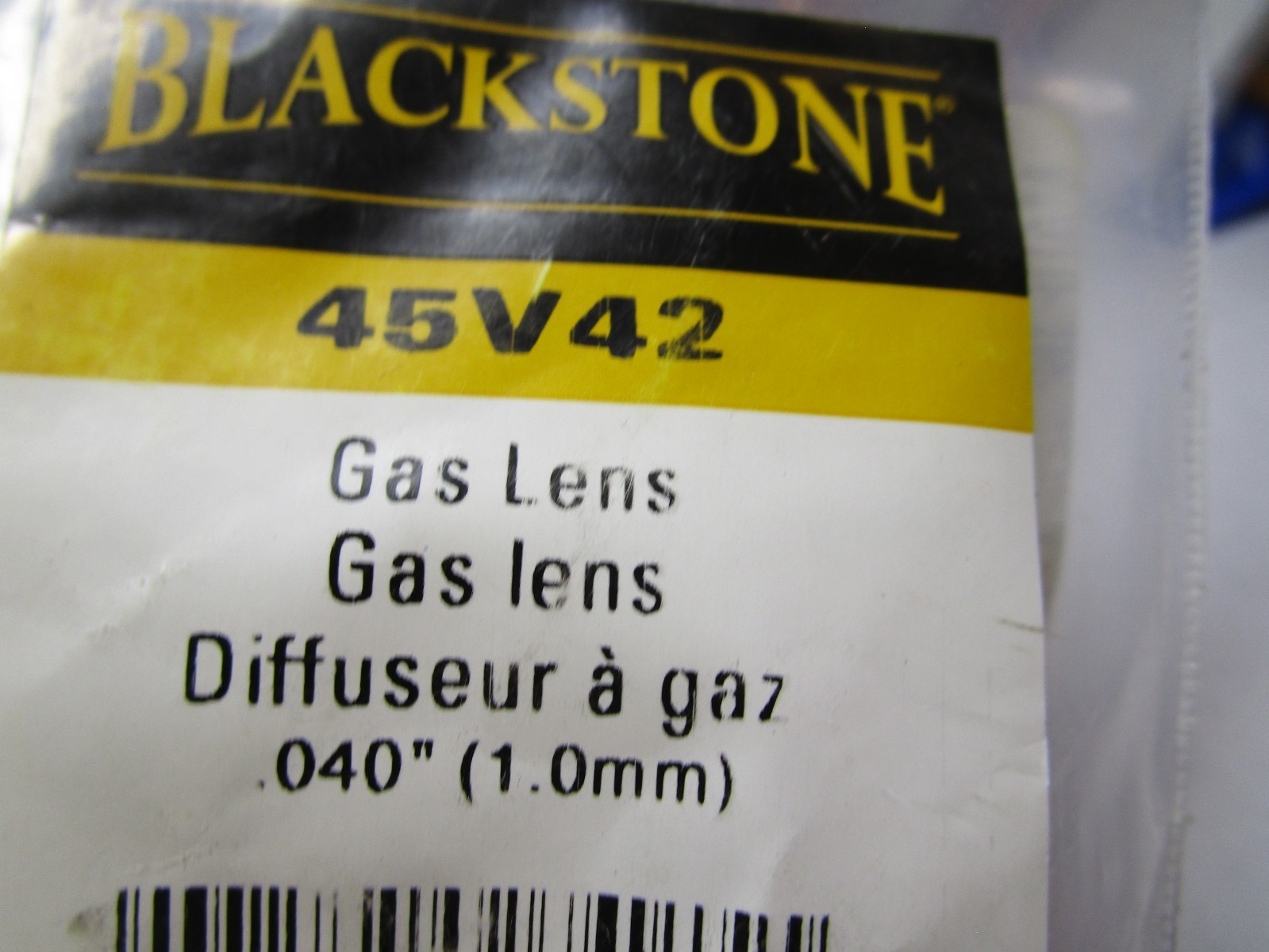 Blackstone 45V42 0.040″ Standard, Small Gas Lens for 9, 20 Series Torches QTY 3