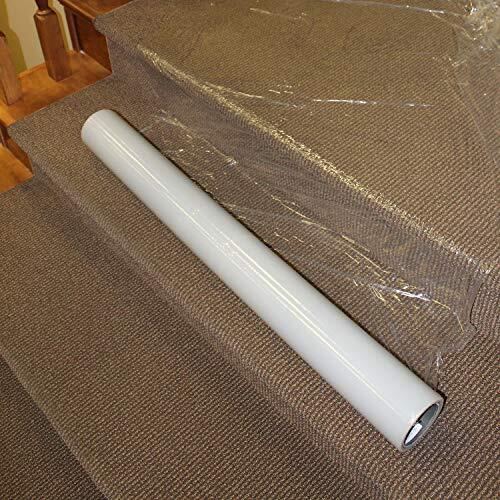 BISupply Plastic Carpet Protector Film, 36in x 200ft – Carpet Assorted Sizes