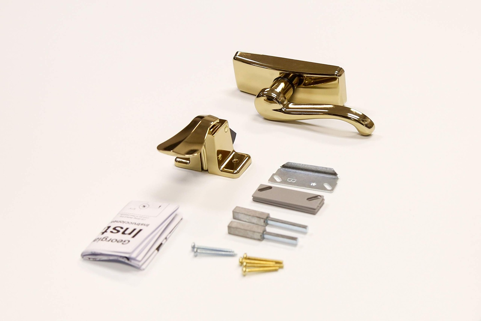Larson Certified Storm Door Brass Georgian Lever, Storm Door Handle Replaceme…