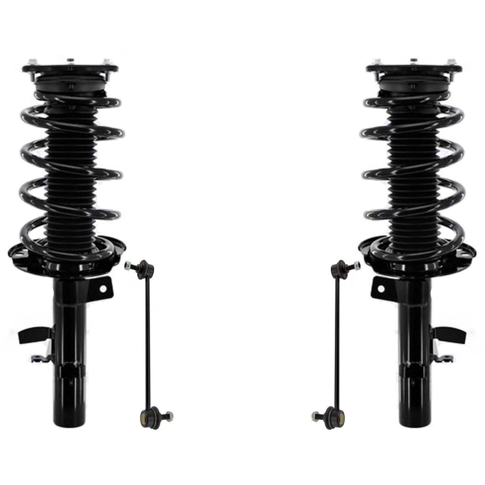 Front Complete Strut Coil Spring & Links for Ford Transit Connect 14-22 1335958L