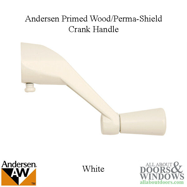 Andersen Window Primed Wood/Perma-Shield Crank Handle – White