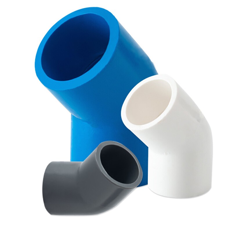 PVC 45° Elbow Pipe Fitting Elbow Joint Water Pipe Socket Coupling 20/25mm~200mm