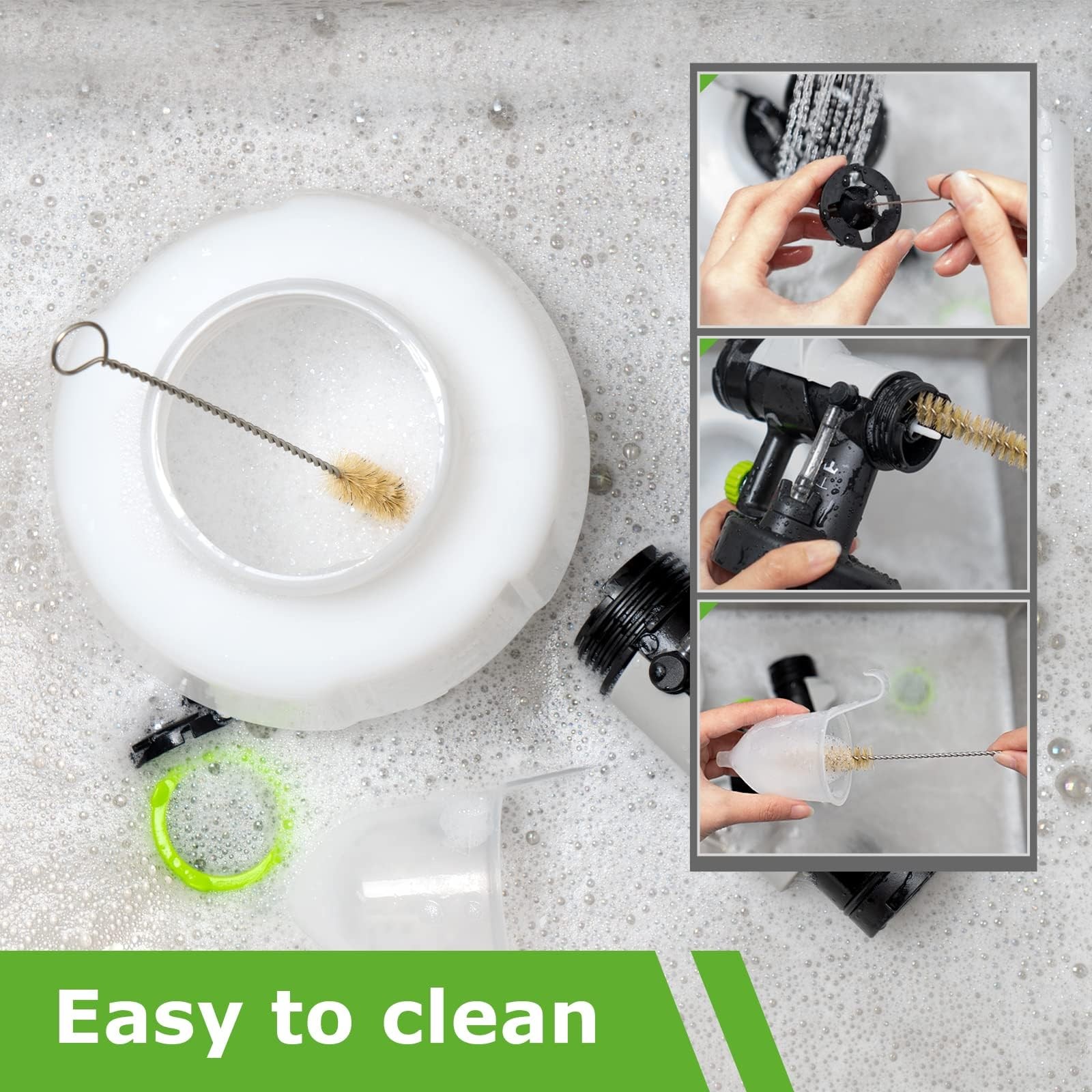 PHALANX Paint Sprayer, Max Sprayer 150DIN-S HVLP Electric Spray Paint Gun with 1
