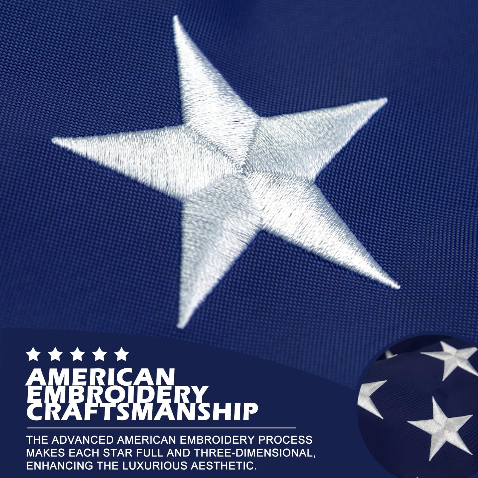 American Flag 3×5 FT for Outdoor or Indoor – All-Weather Heavy Duty Durable U…
