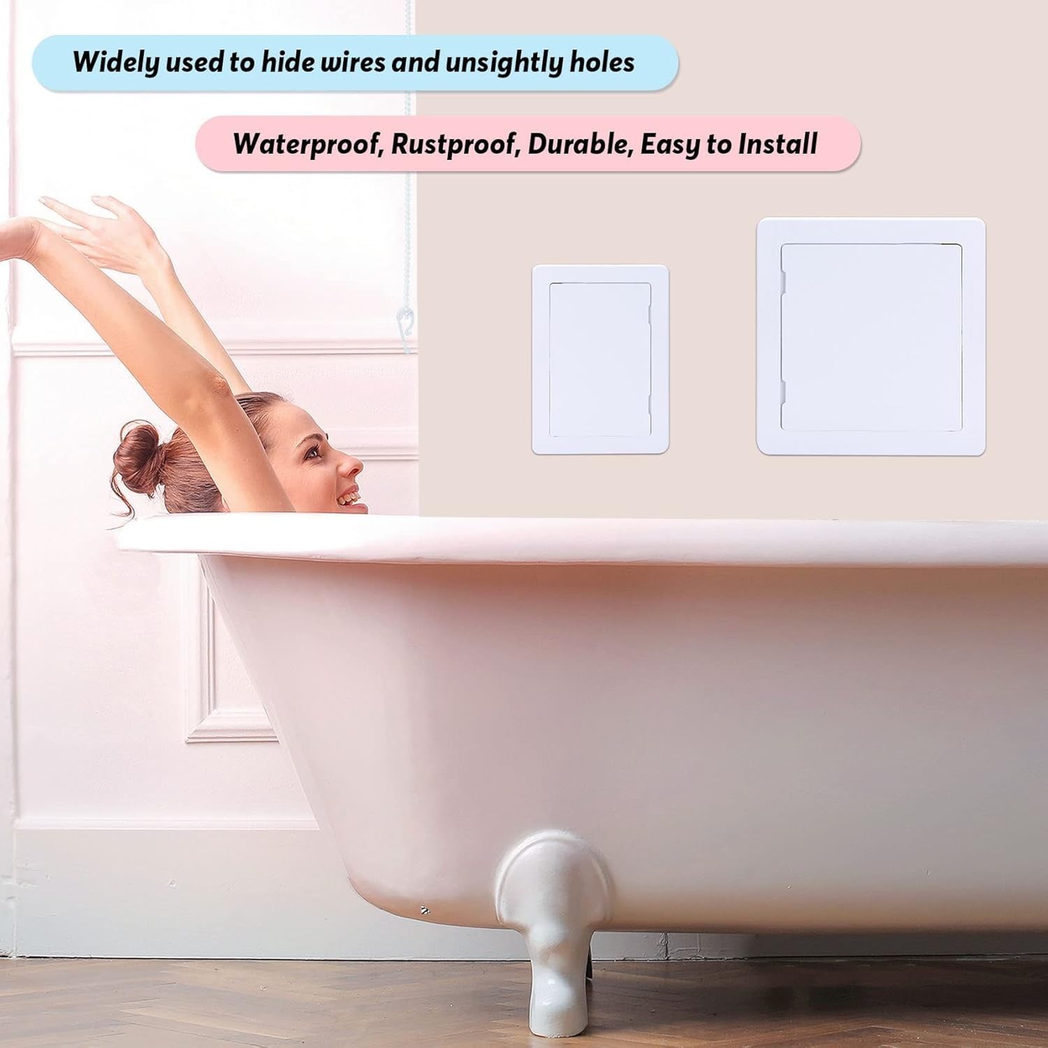 Versatile 6 x 6 Inch Drywall Access Panel – Simple Install, Customizable Finish