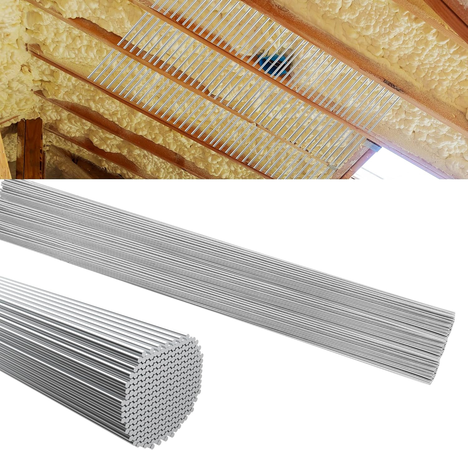 16 Inch Insulation Support Wire,50 Pcs Insulation Bracket Metal Insulated Suppor