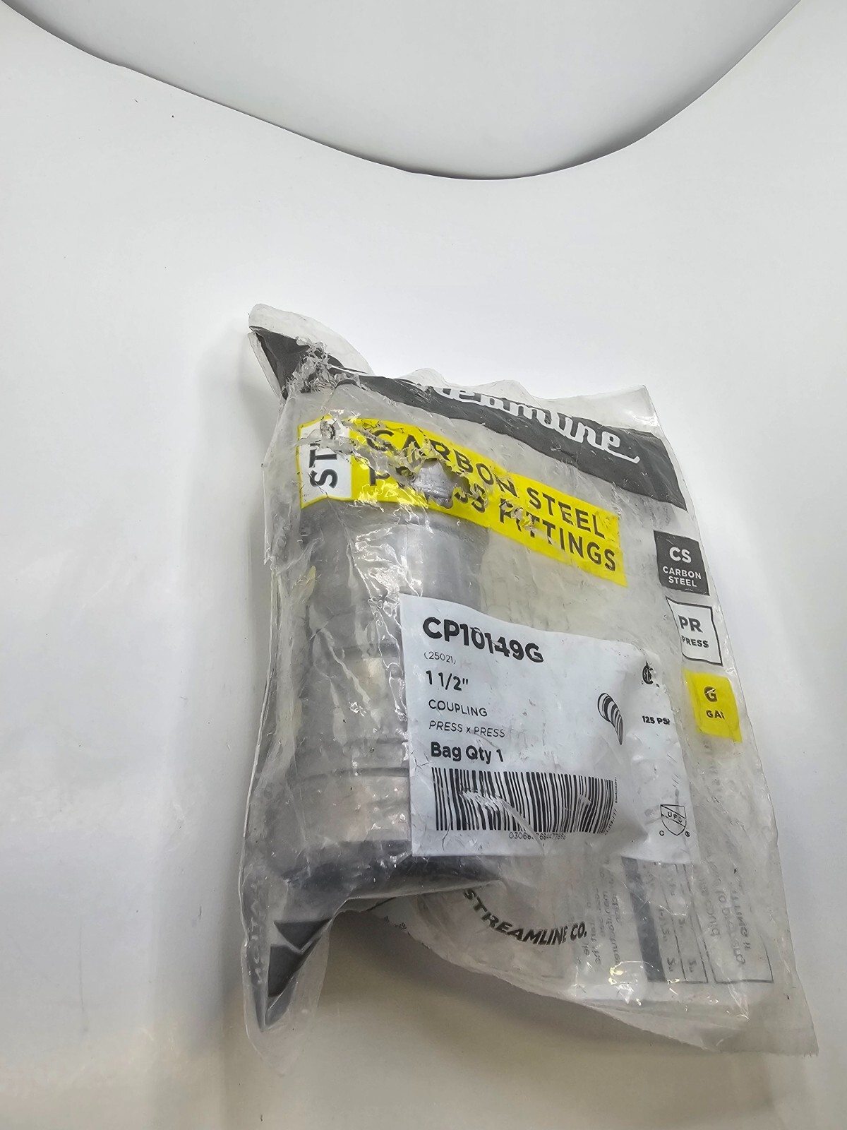 Streamline 1-1/2″ Pipe Coupling Press X Press Fittings CP10149G. 125 PSI