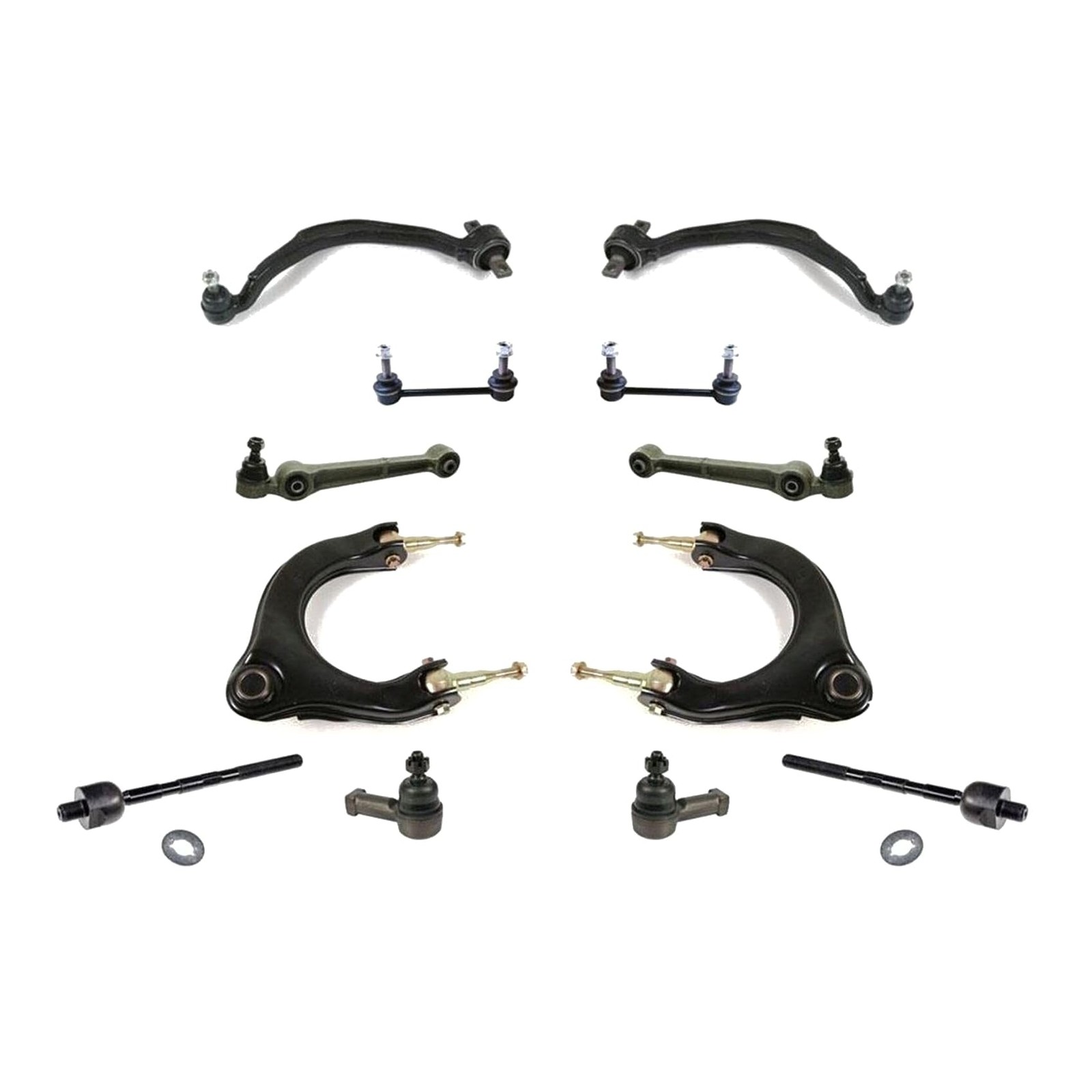 12pc Suspension Control Arm Kit for Chrysler Dodge Eagle Mitsubishi Galant 94-99