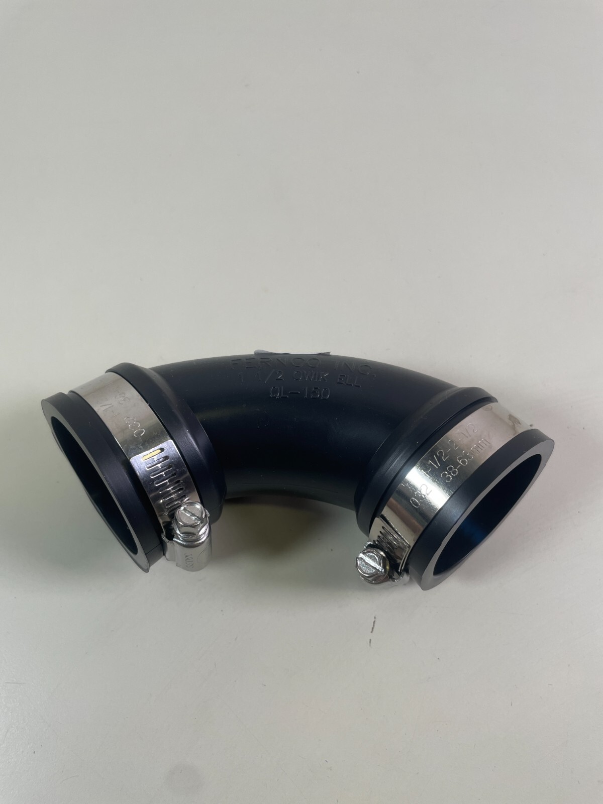Fernco 1-1/2″ Flexible 90 Degree Elbow For Cast Iron DWV PVC PQL-150 (6 Pack)