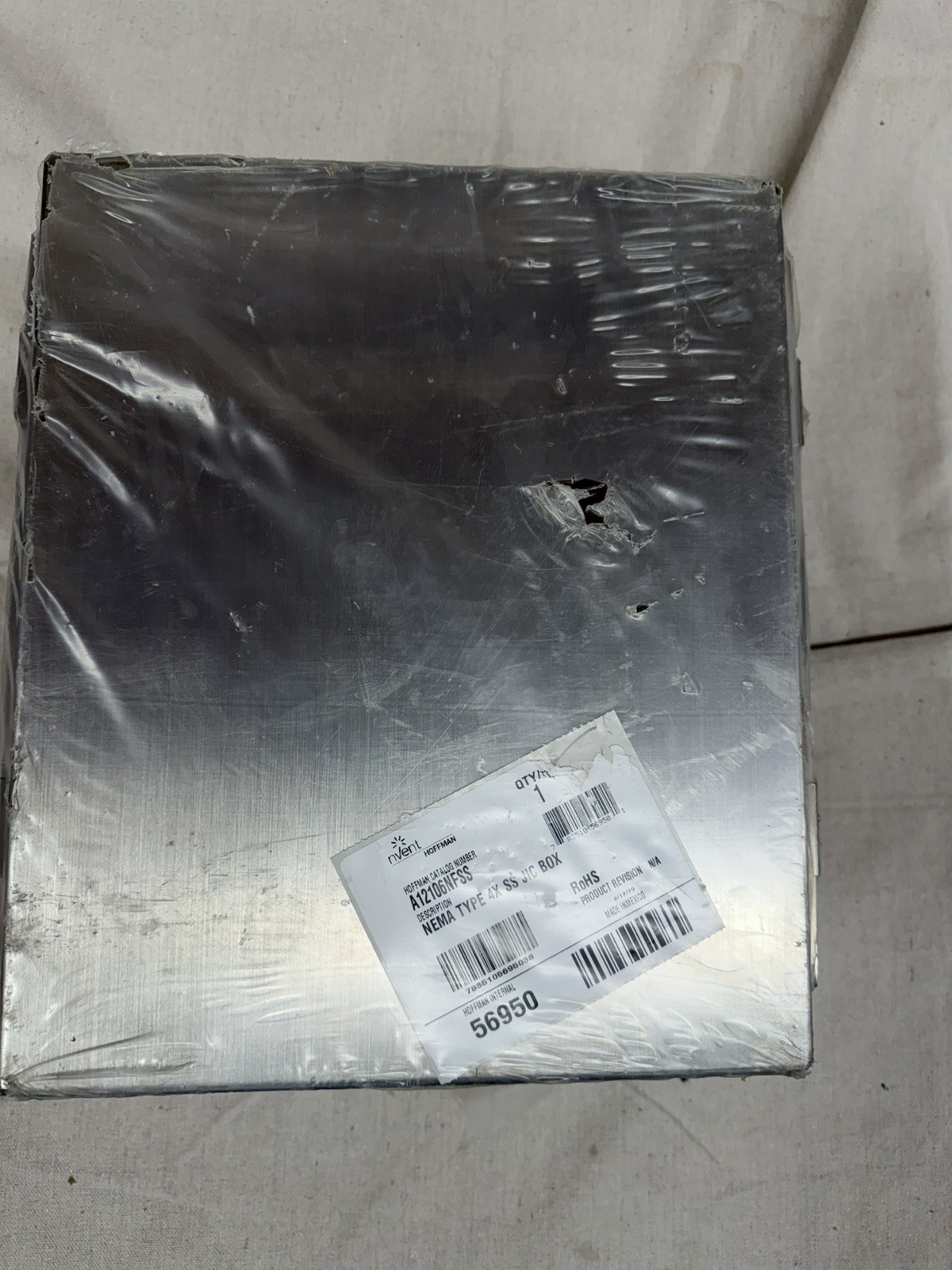 Hoffman A12106NFSS J Box Clamp Cover Metal (NEW)