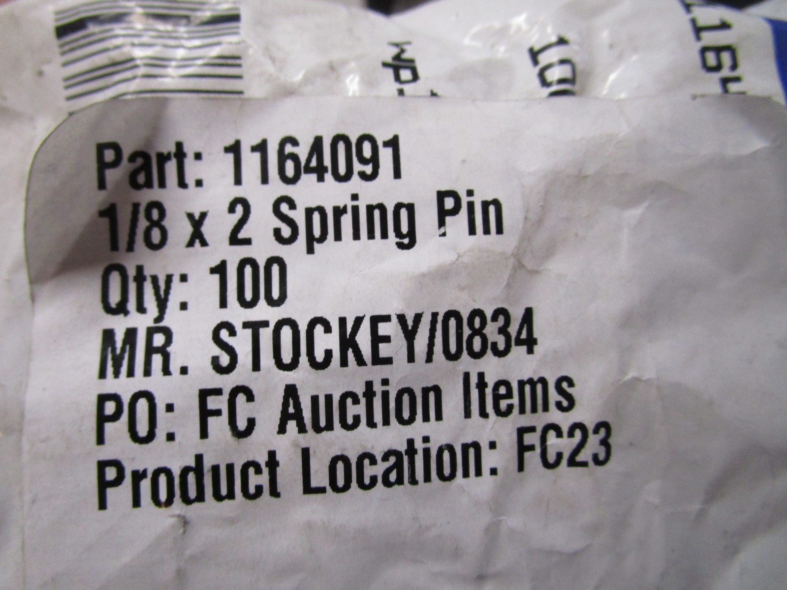 1/8″ x 2″ Plain Finish Steel Slotted Spring Pin QTY 100