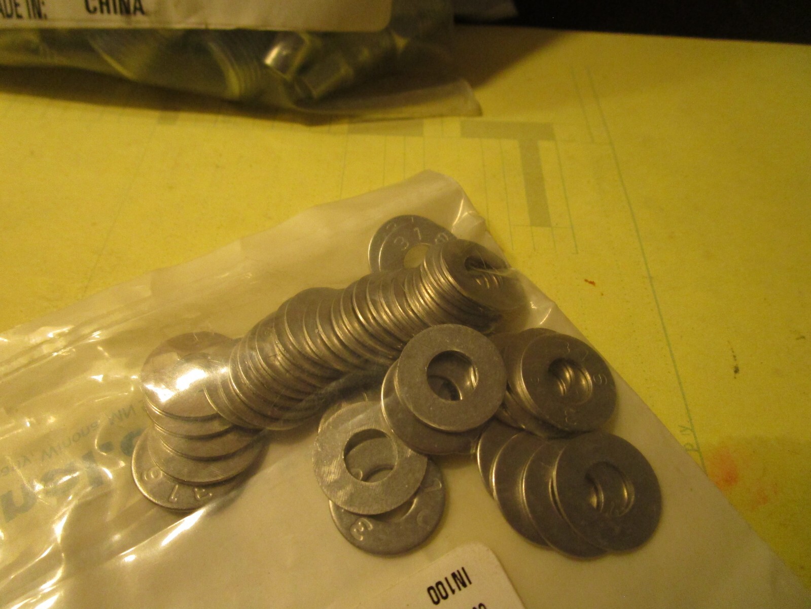 1/4″ 316 Stainless Steel Small OD Flat Washer QTY 50