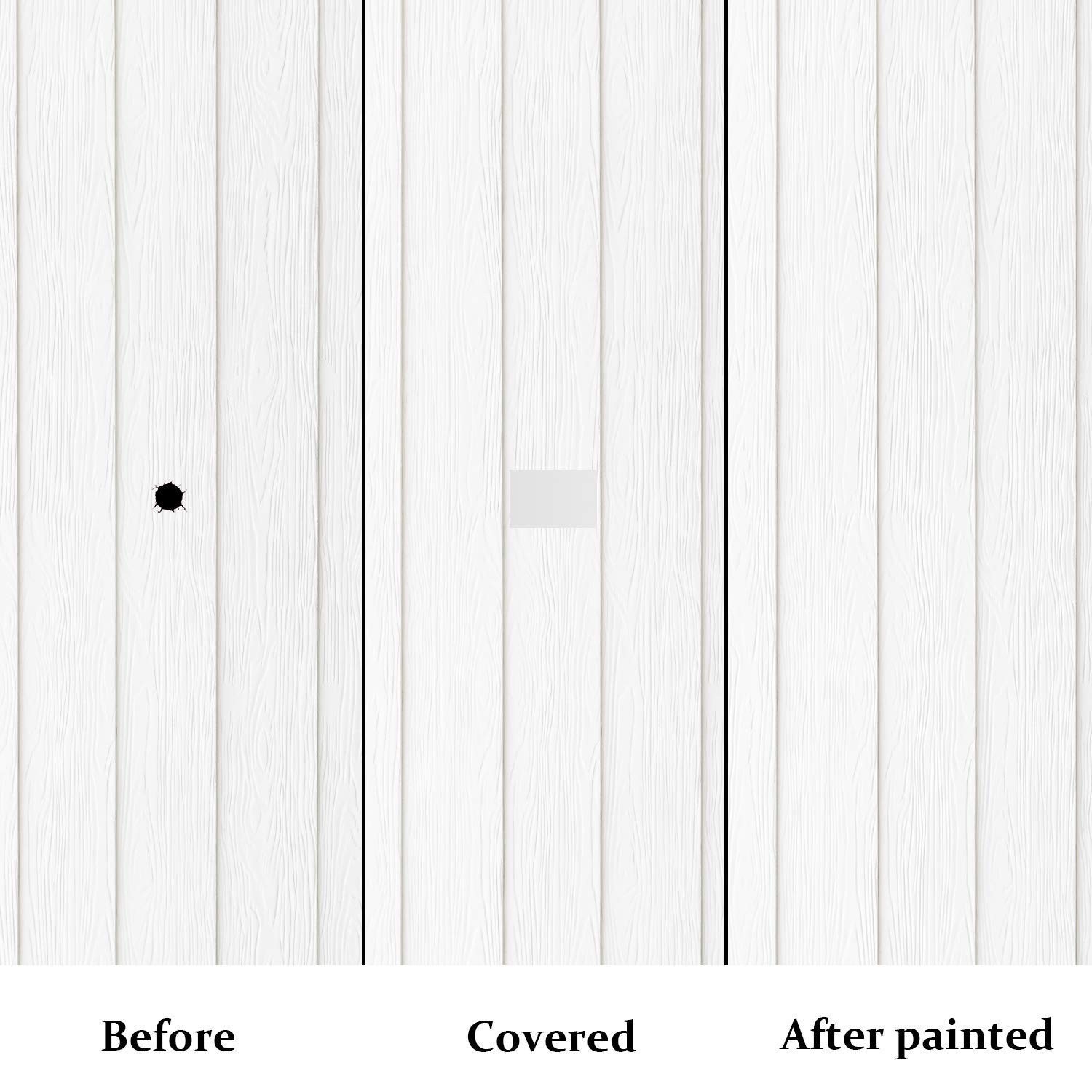 20 Pieces Vinyl Siding Repair Kit, White Self-Adhesive Vinyl Siding Patch Kit…