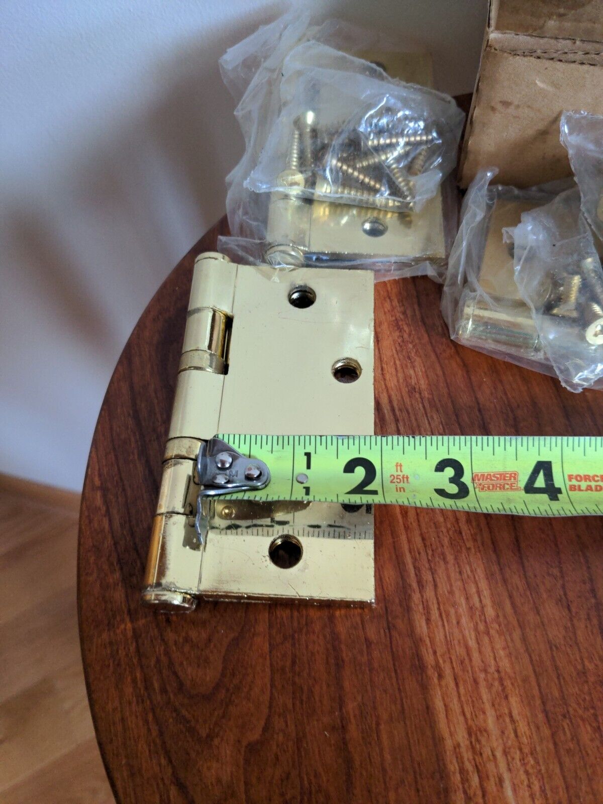 McKinney ASSA ABLOY Pack Of 3 Hinges 4 1/2 X 4 1/2 TA2714 55846 – Gold Color