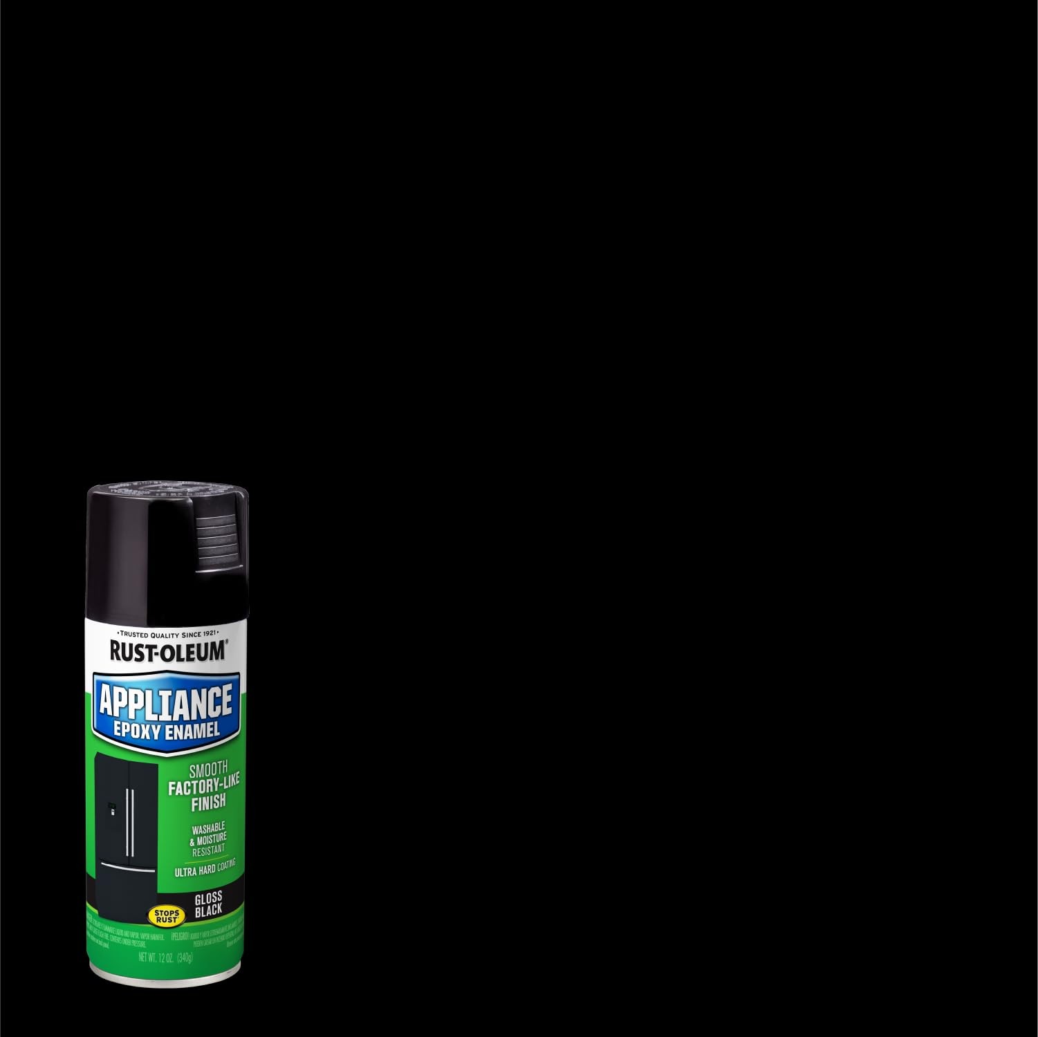 Rust-Oleum 7886830 Specialty Appliance Epoxy Spray Paint, 12 12 Ounce, Black