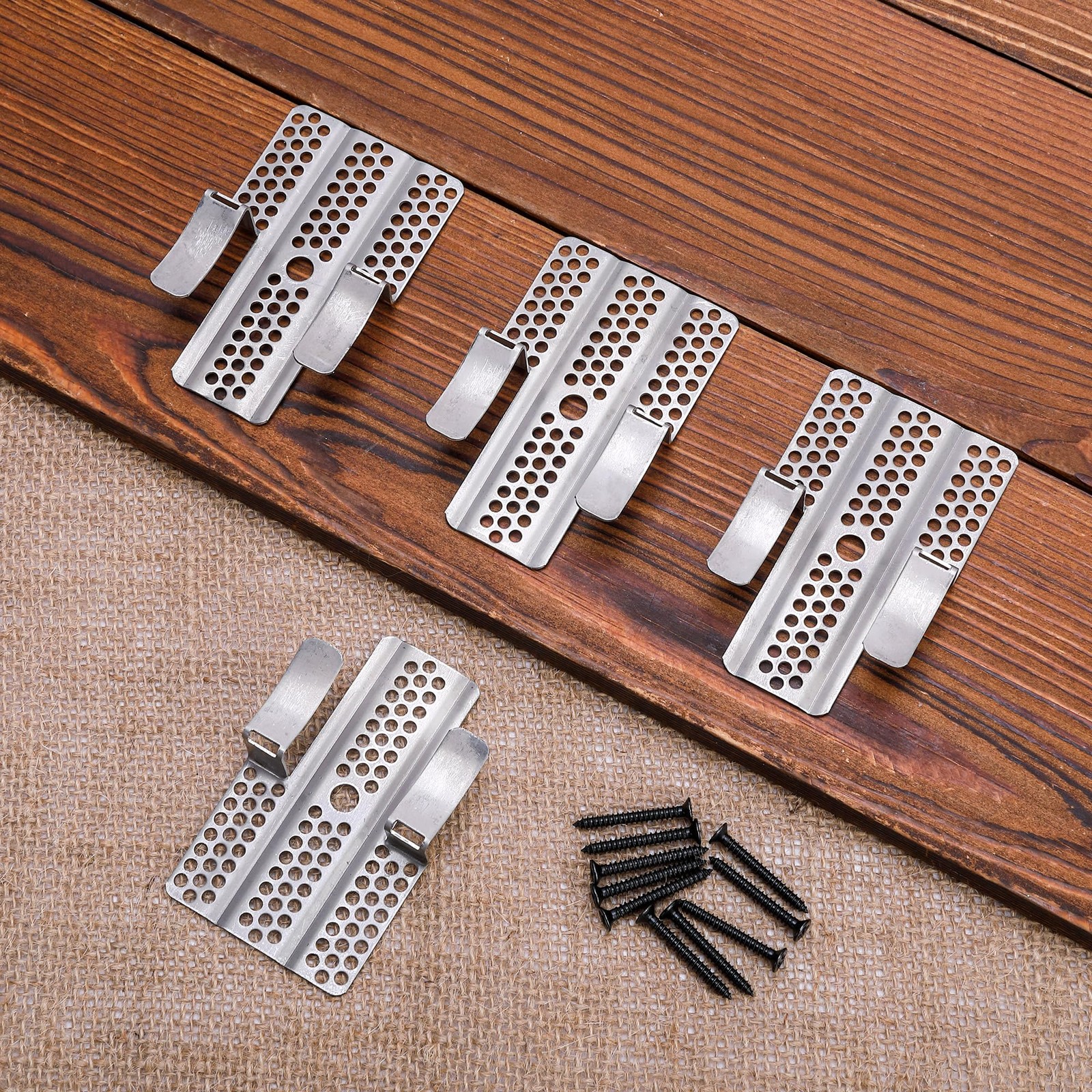 moonoom 12 Pack Drywall Repair Clips, 1/2 inch Fastener Clip 12 Pcs