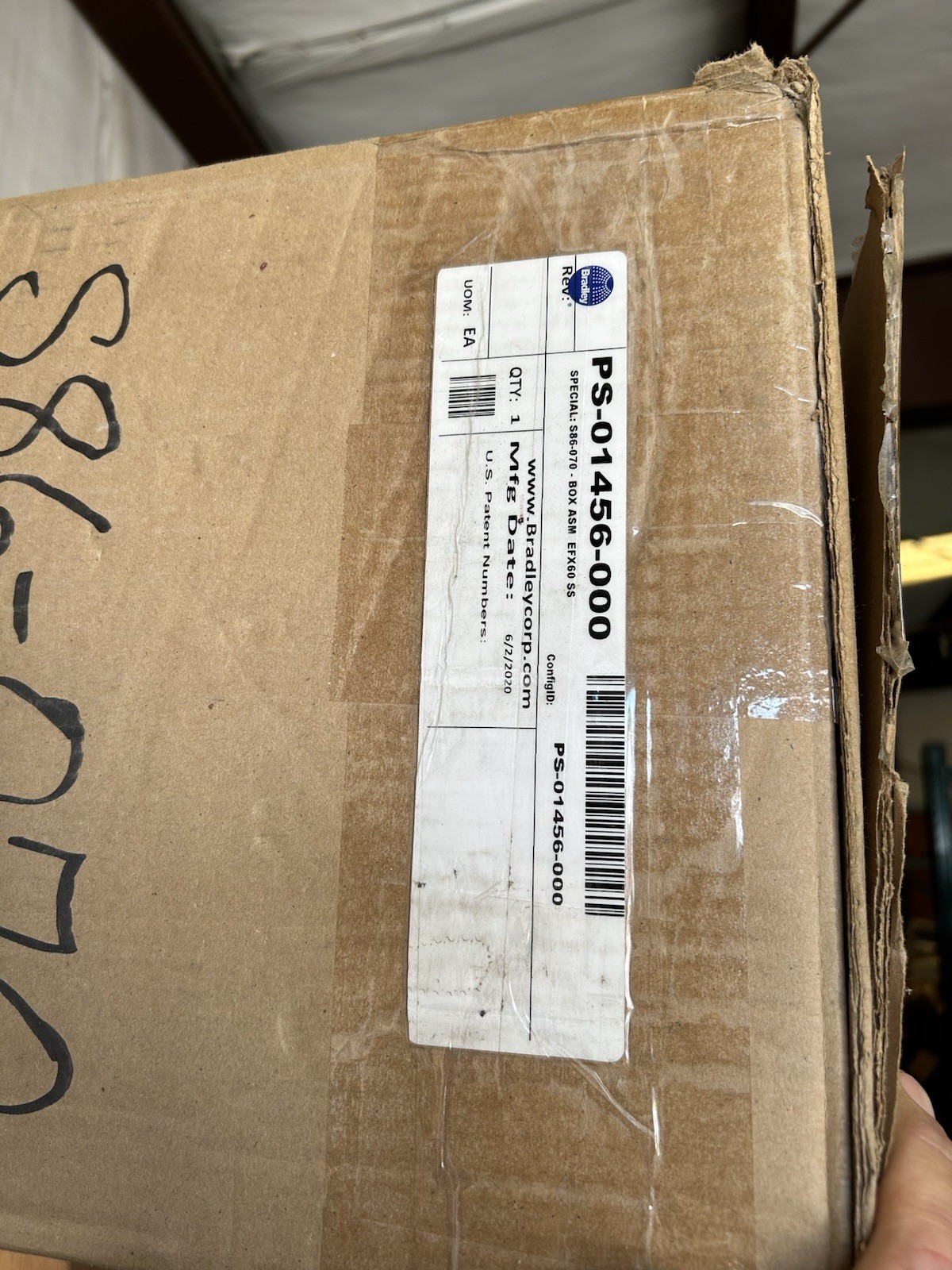 Bradley Stainless Steel Mixing Valve Cabinet