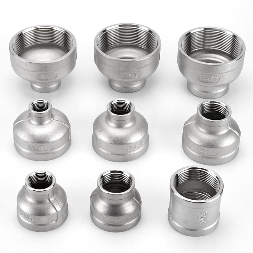 1/2″ – 4″ BSP Threaded Pipe Coupling Reducer Female Fittings Stainless Steel A2