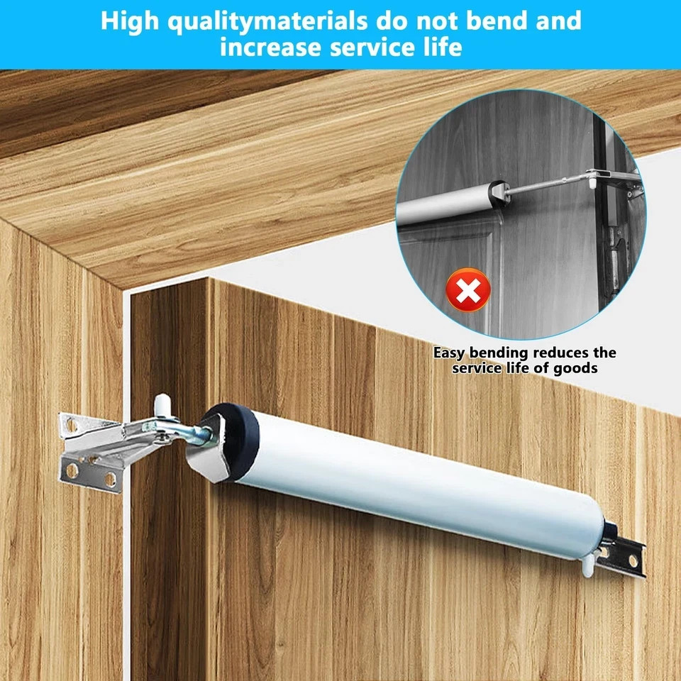 Pneumatic Screen and Storm Door Closer Kit, Heavy Screen Door Closers Closure…