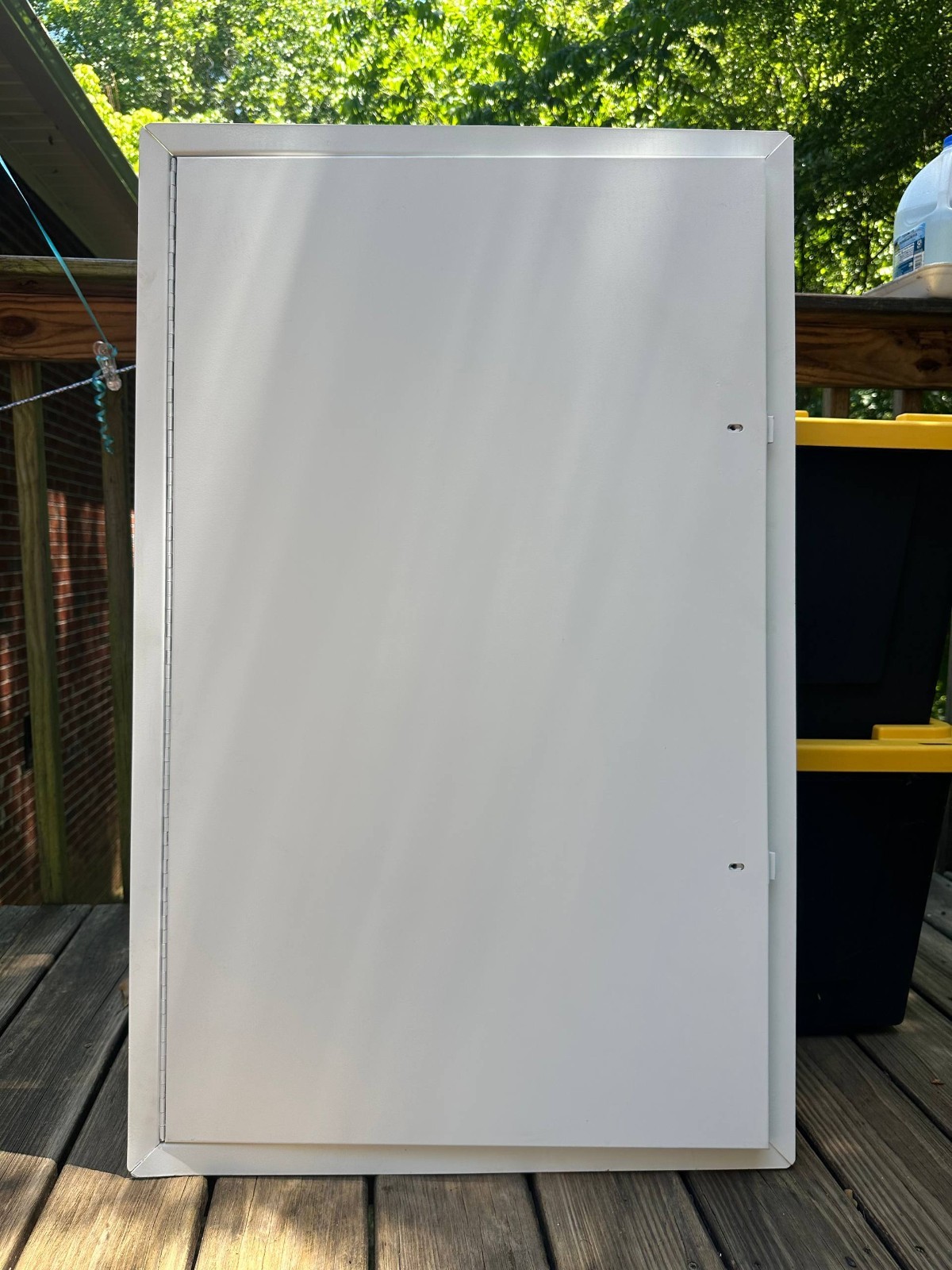 Cendrex 22×36 Fire Rated Access Door Panel Insulated Steel White BA-FRI