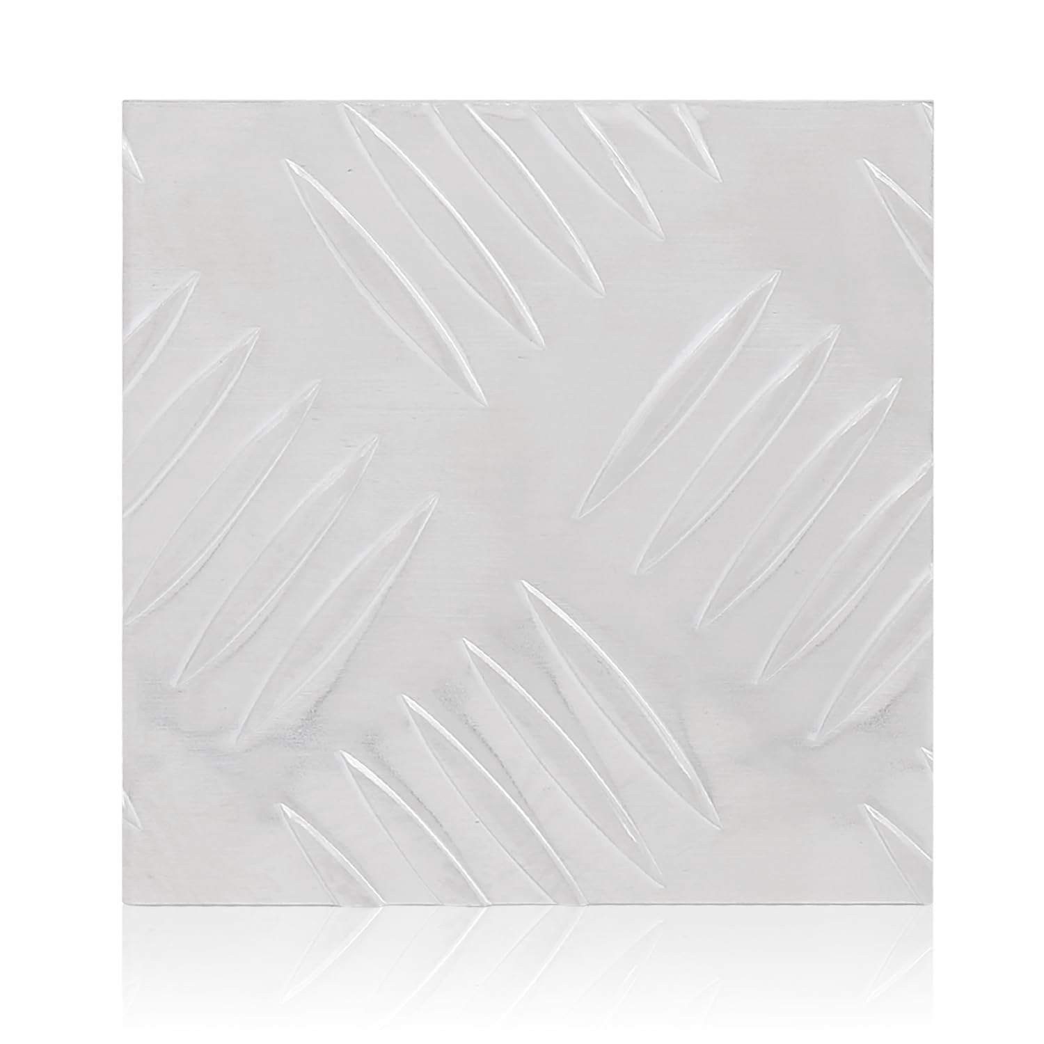 Aluminum Diamond Plate Sheet, 16″ x 16″, 16 Gauge (1.5mm) Aluminum Tread Chec…