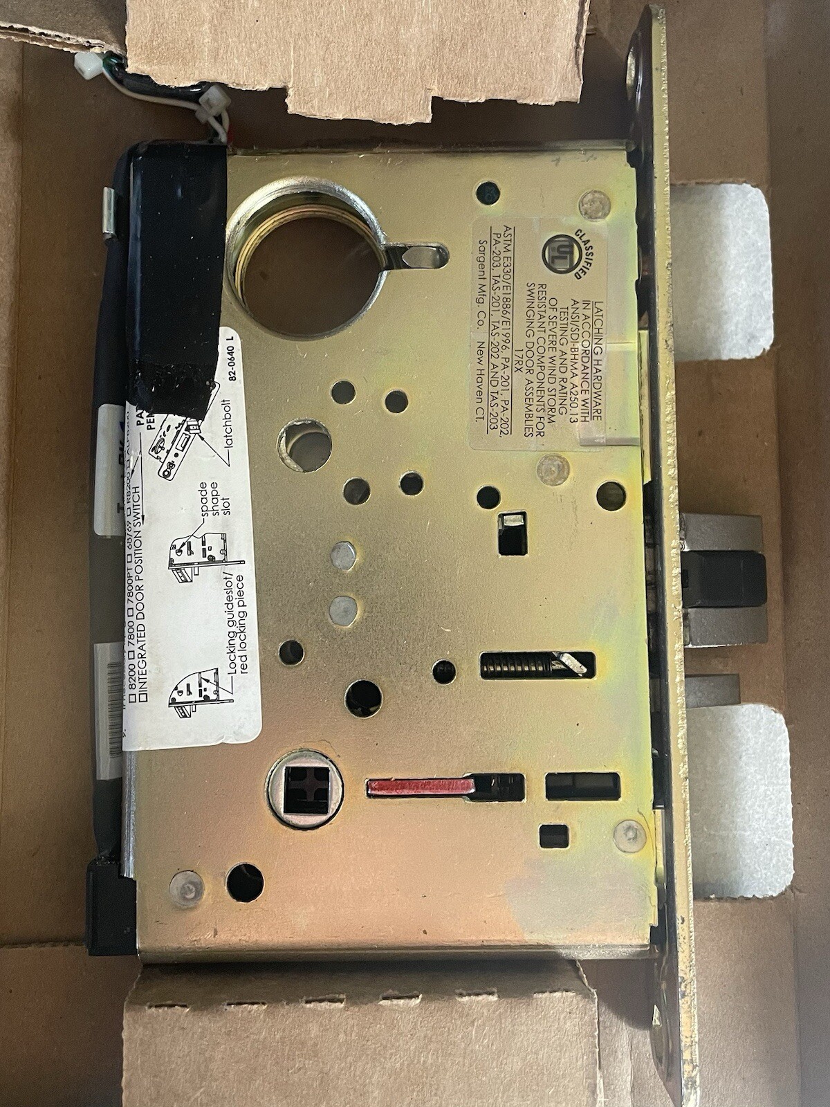 Sargent Assa Abloy Single Point Lock or Latch 8200