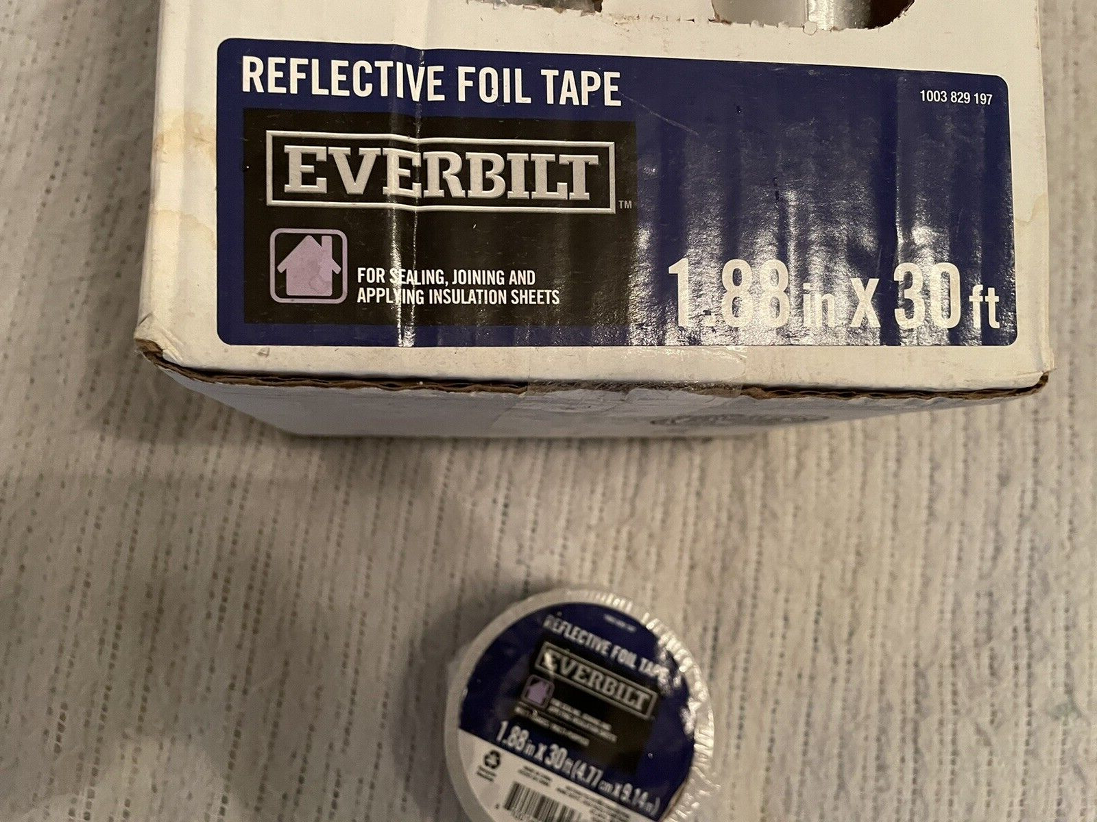 Everbilt Reflective Foil Tape insulation 2 W x 30ft L Roll 5 sqft