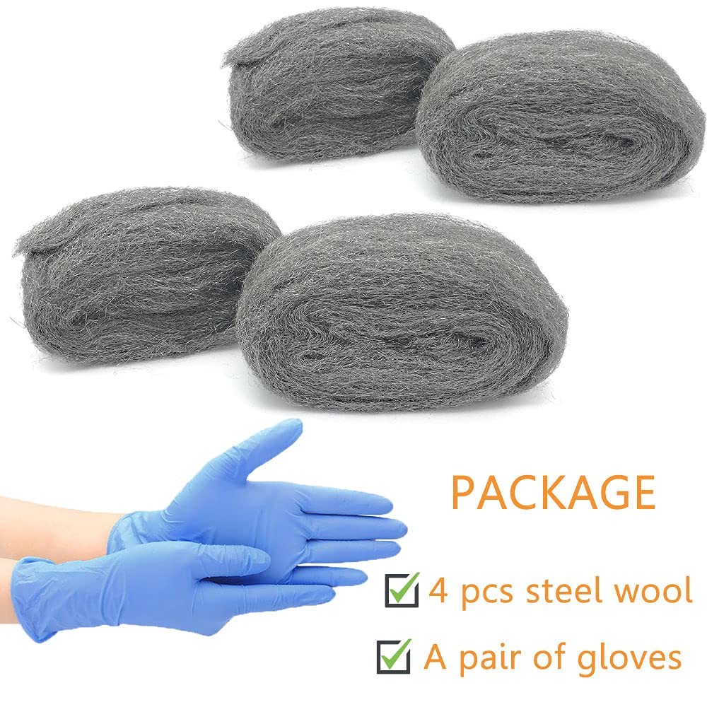 Steel Wool Fill Fabric DIY Kit, Coarse Wire Hardware Cloth, Gap 4 PACK