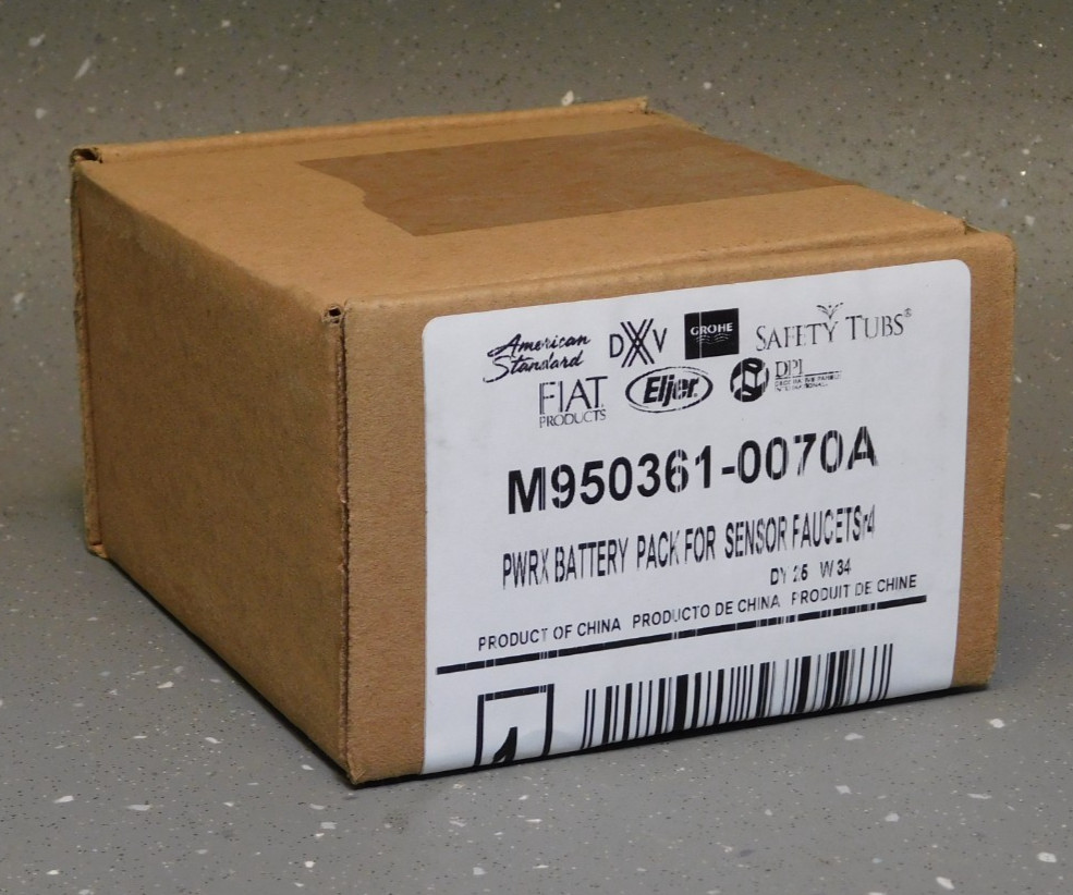 PWRX Battery Pack for Sensor Faucets M950361-0070A Genuine OEM American Standard