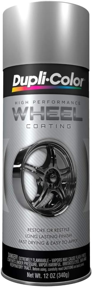 Dupli-Color Silver High Performance Acrylic Enamel Wheel Paint – 12 oz