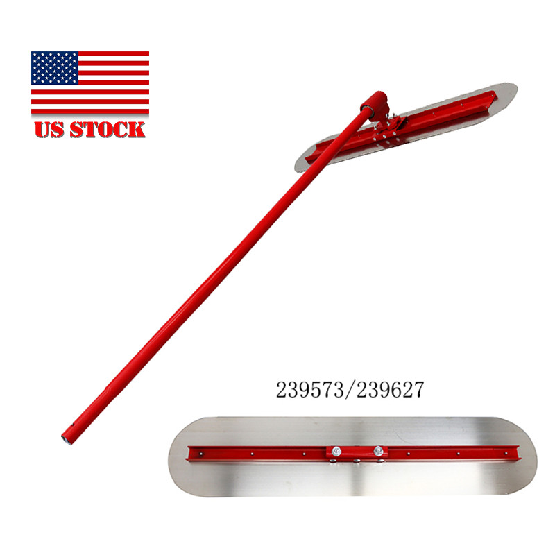 47.2″x5.9″ Concrete Cement Surface Scraper Level Finish Smoother w/3*70″ Handle