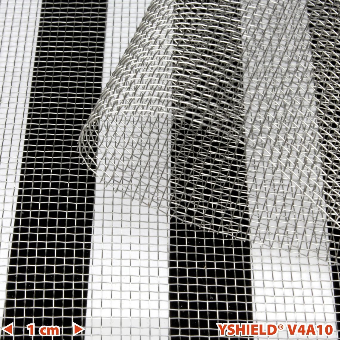 YSHIELD® Stainless Steel Mesh V4A10 | HF+NF | Width 90cm | 1 Metre