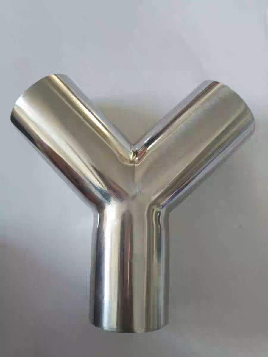 304 Sanitary Y-type Tee 19-63MM Sanitary Welded Tee Sanitary Grade