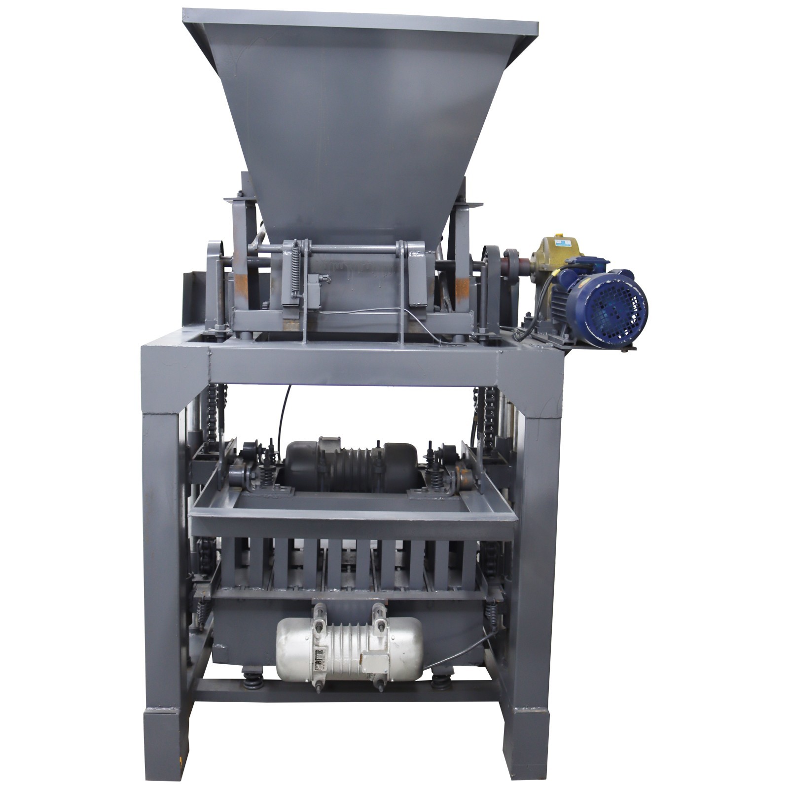 Concrete Hollow Brick Maker 220V Automatic Cement Block Former H1 Hole Type